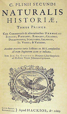Enciclopdia Naturalis Historia de Plnio, o Velho